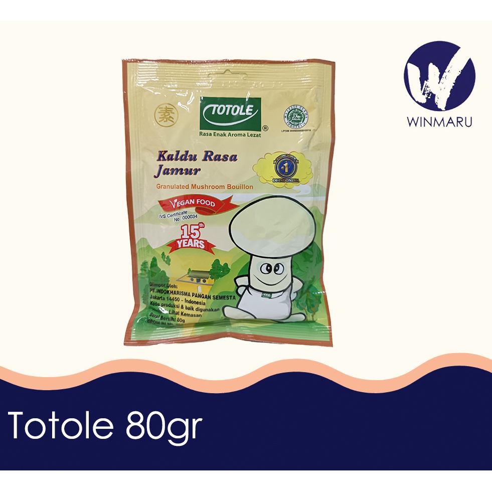 

Totole kaldu jamur 80gr