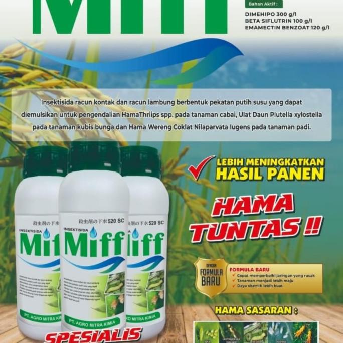 Insektisida MIFF 520 SC 4 Bahan Aktif 500 ml