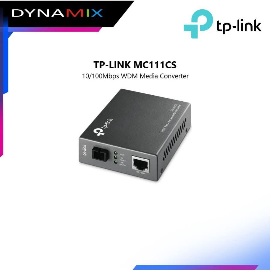 TP-Link TL-MC111CS 10/100Mbps WDM Media Converter | TPLink