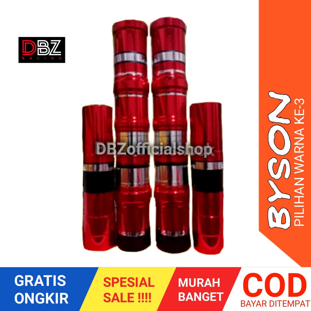 DBZ Cover Shock Breaker Suspensi Depan Motor Byson Cover Shock Karbu Cover Shock Byson Fi Cover Shoc