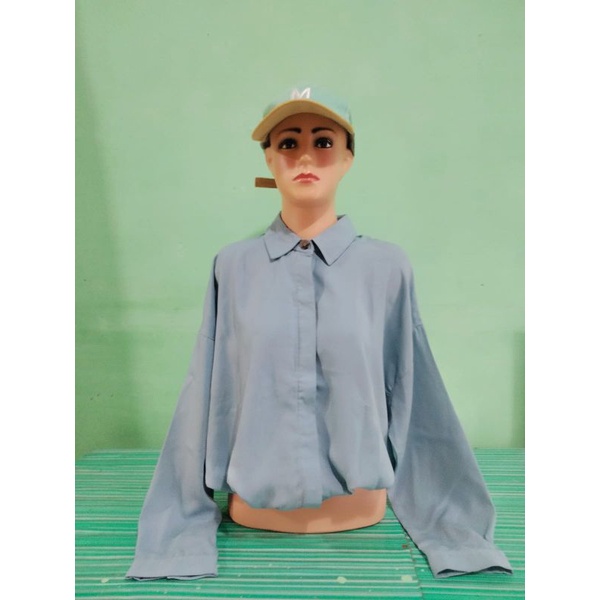 Kemeja Biru Soft Style #31