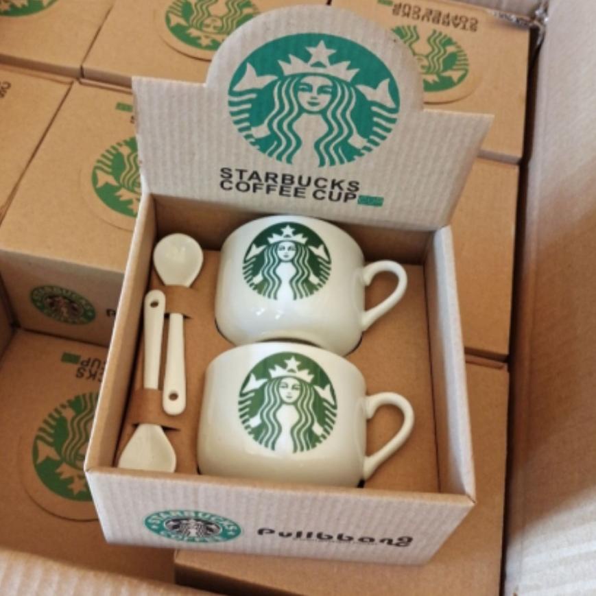 ➸ Gelas Kopi Cangkir Kopi Keramik Cangkir Keramik Mug Keramik Starbucks ➭