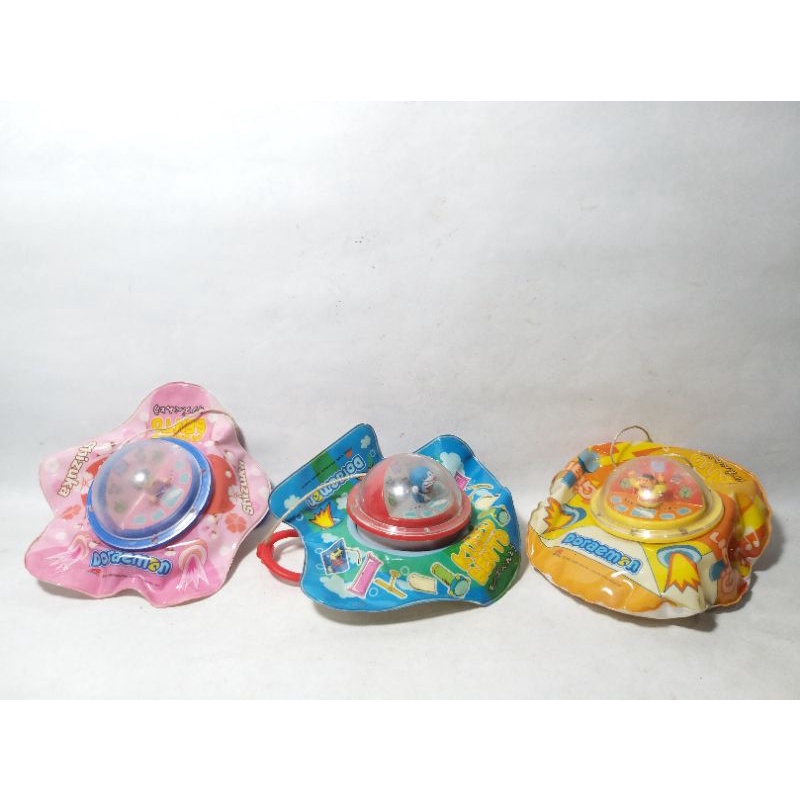 Doraemon Shizuka Takeshi Giant Astronot Astronaut UFO Space Ship Spaceship Figure Figurine Rare Jadu