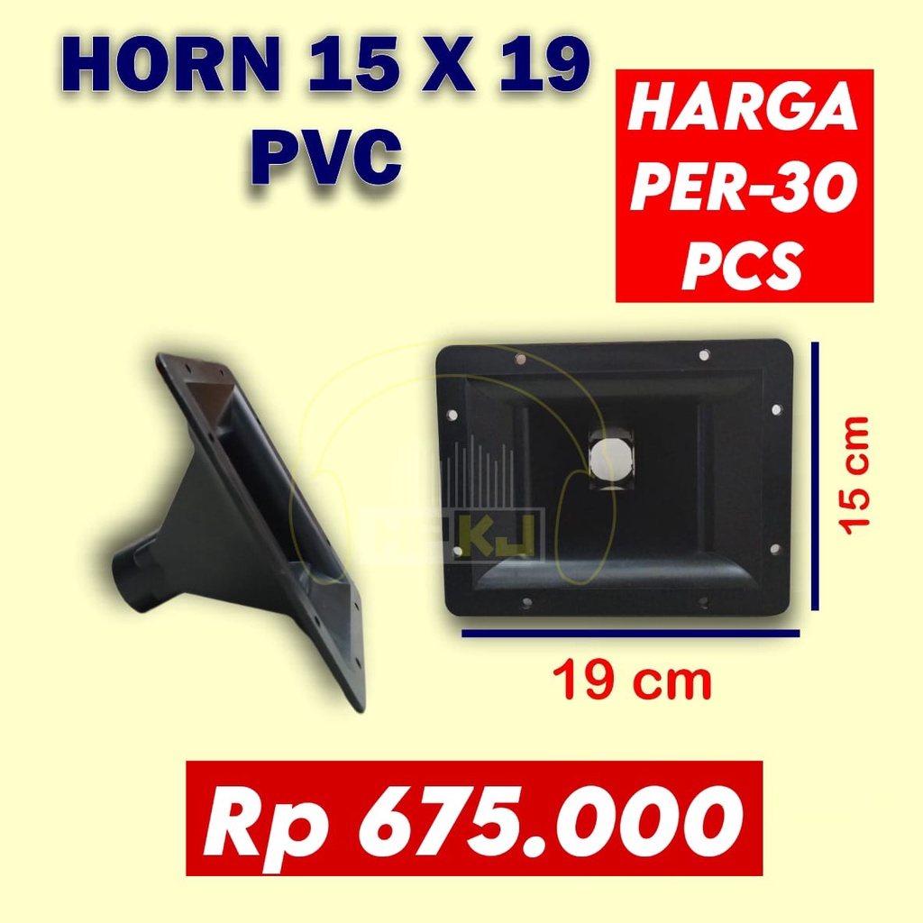 ( 30 PCS ) horn tweeter 15cm X 19cm PVC horen tweeter 15x19 pvc