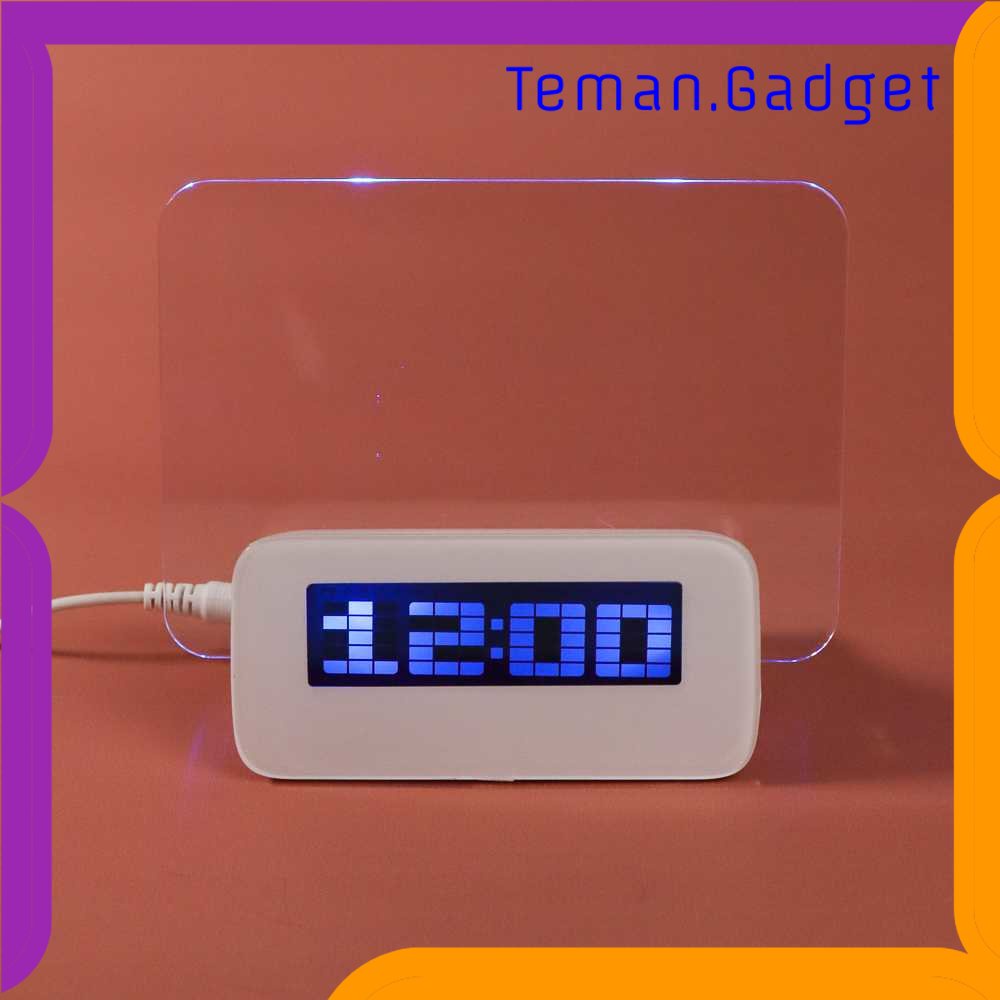 TG-PJM Satzuma Jam LCD Display Alarm Clock with Memo Board - 003