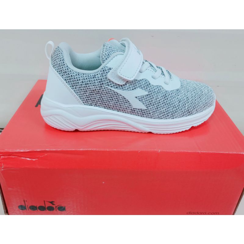 Diadora Kids ESTES Jr boy's Running shoes white & mint