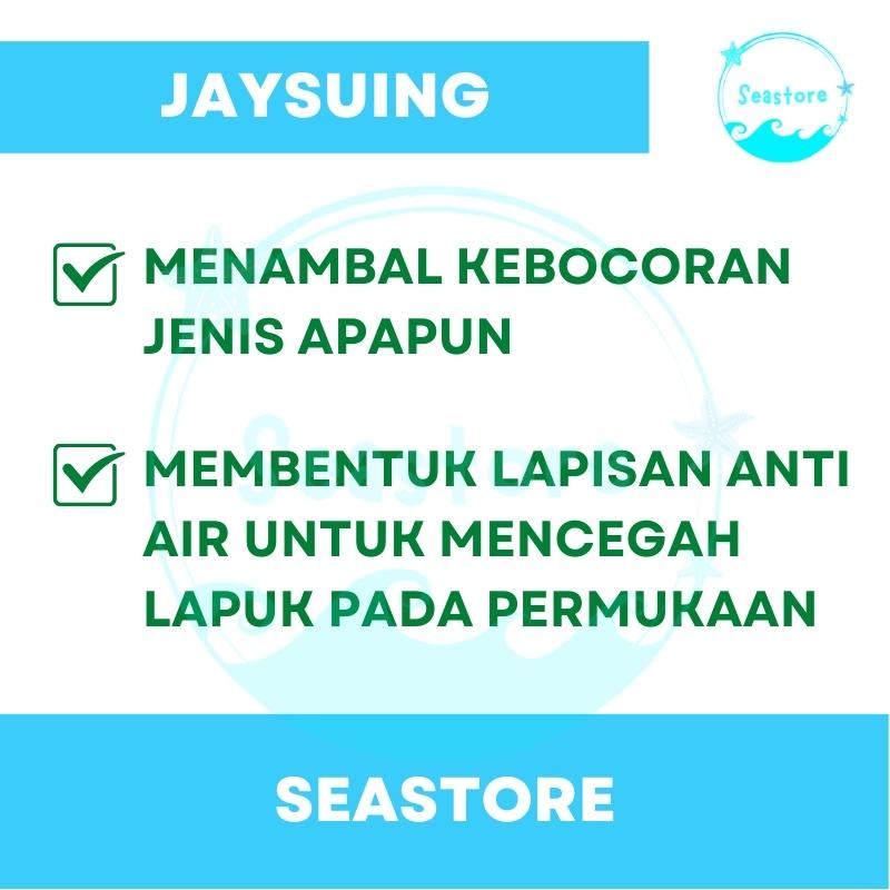 Jaysuing Lem Transparan Transparant Bening Anti Bocor Rembes Krembes Air Penambal Perekat Atap Rumah Genteng Keramik Dinding Tembok Kusen Plafon Jendela Retak Jaysuing Invisible Waterproof Original