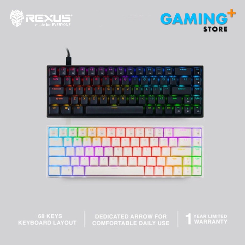 Rexus Keyboard Gaming Mechanical Daiva RX-D68 / D68
