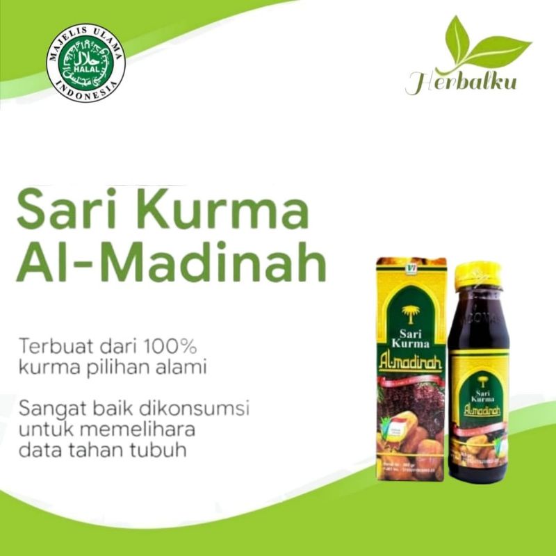 

Sari Kurma Al Madina tekstur lembut , rasa nikmat