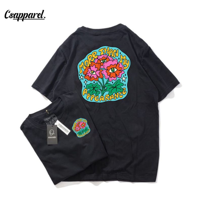 CSAPPAREL kaos cotton combed 30s distro t-shirt more than my appearance | desain motif simple