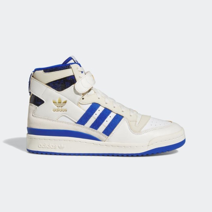 Adidas Forum 84 High White Core Blue Gold Metallic FZ6300