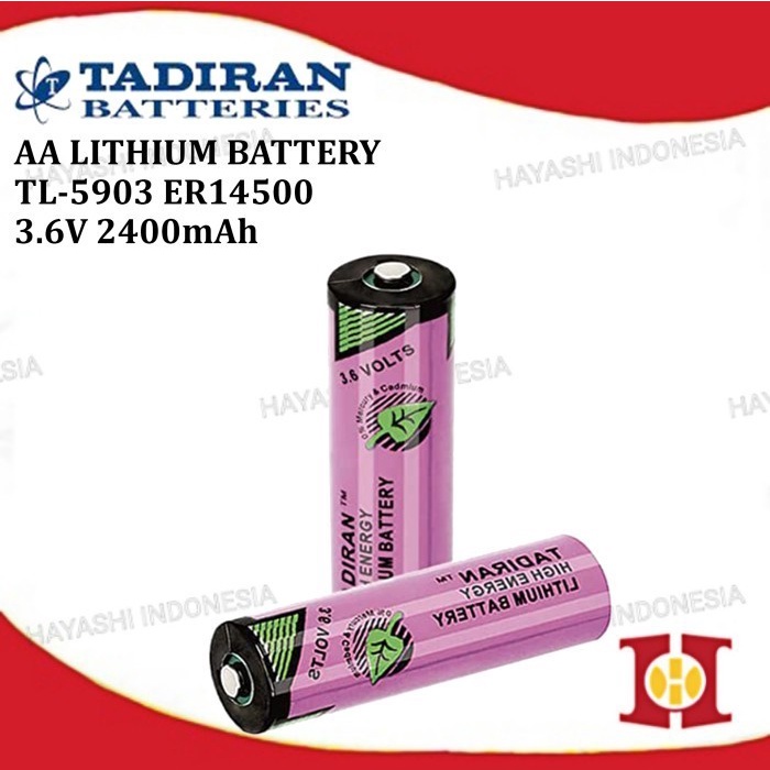 Battery Baterai Lithium Tadiran PLC ER14500 TL5903 SL360 3.6V AA Ori