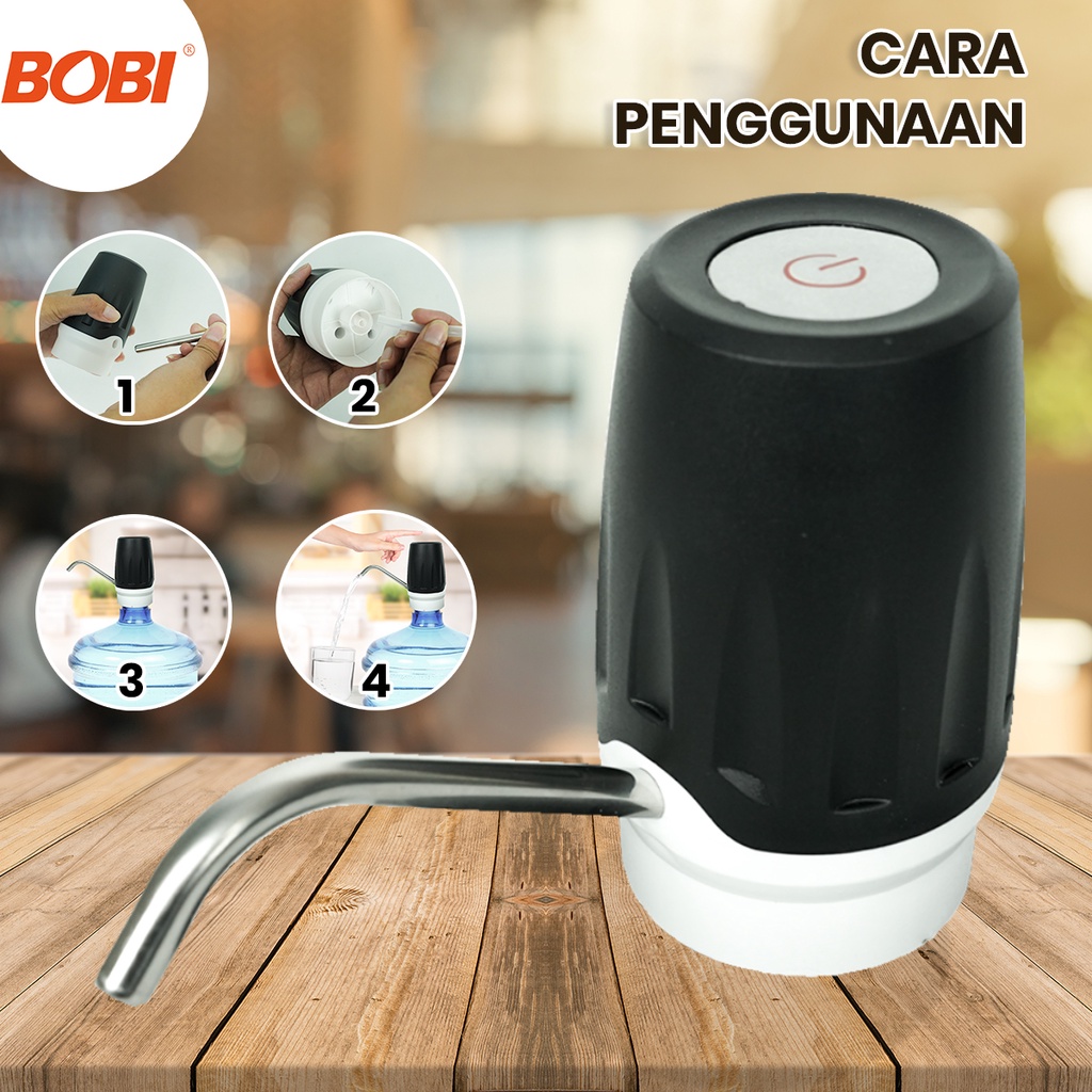 Pompa Air Galon Elektrik BOBI / Pompa Dispenser Air Minum Galon Pompa Galon Electric - Warna Random