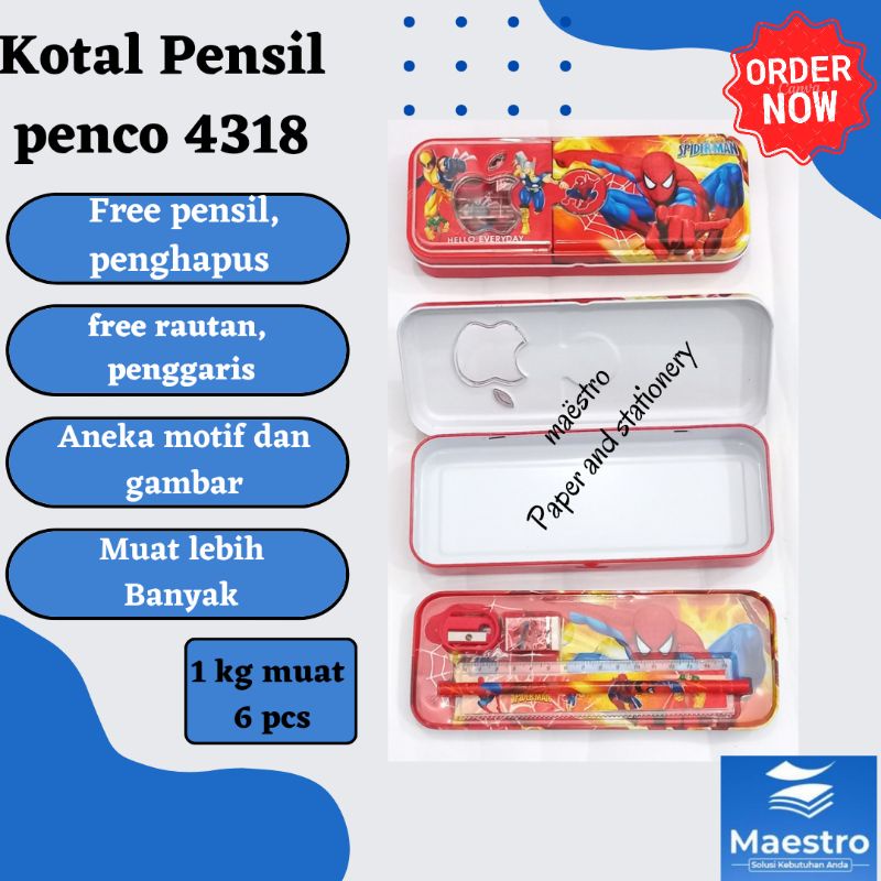 

Kotak Pencil Study Set Dosgrip Cewek Cowok Lucu Terbaru Murah Penco 4318