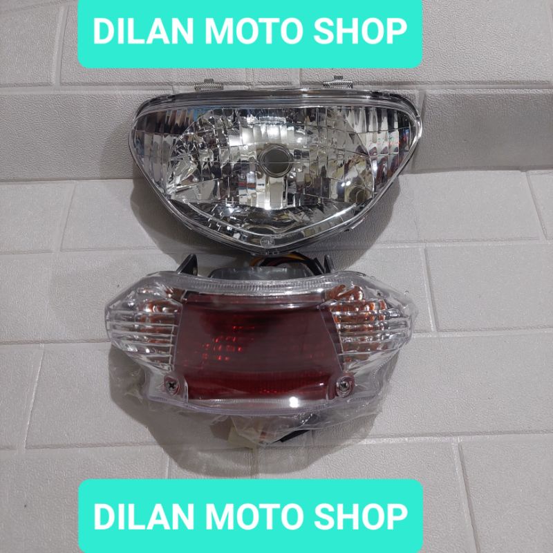 Refektor lampu depan mio sporty Dan lampu stop belakang  Mio sporty lama mio lama