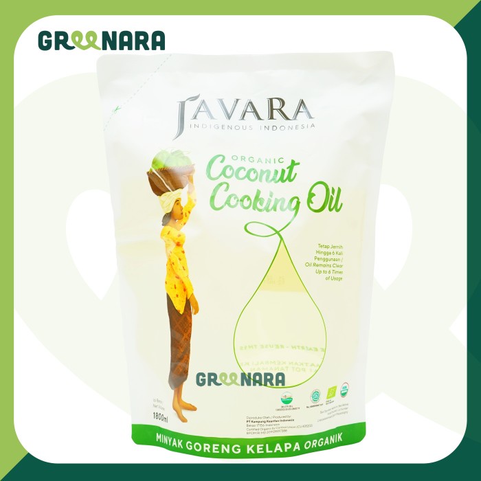 

[BISA COD] JAVARA Coconut Cooking Oil Non Aroma 1800ml / Minyak Kelapa