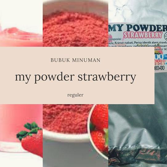 

COD[TD4]-Powder Bubuk Stawberry -Powder Bubuk Rasa Stawberry Kemasan 1000 gram