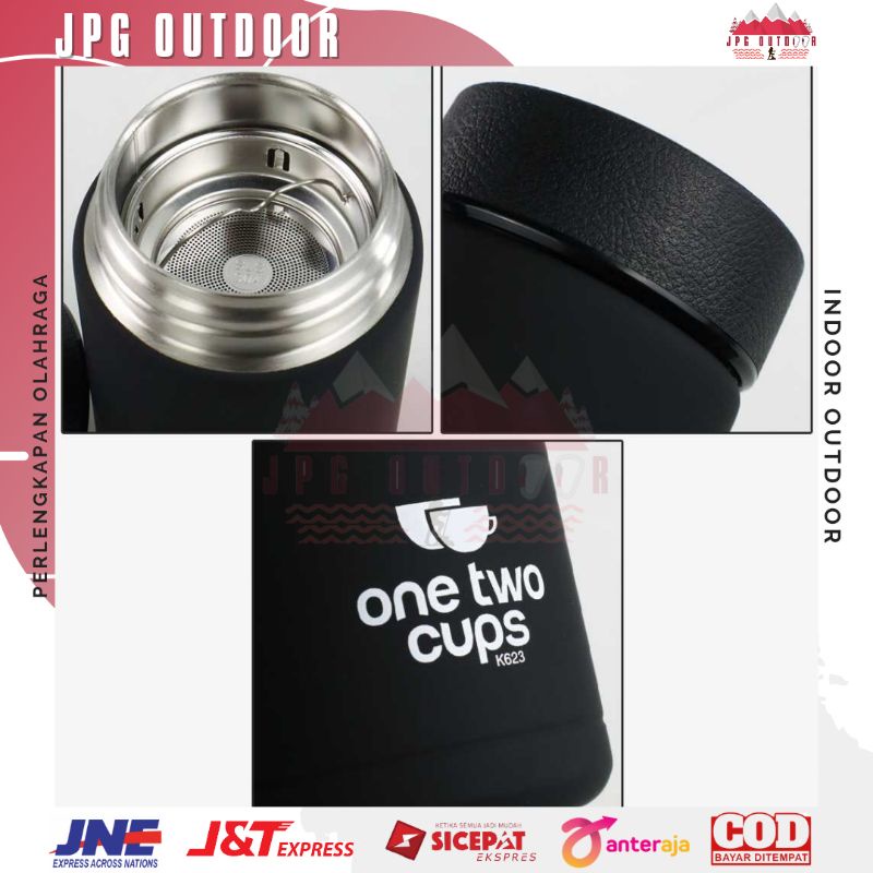 Botol Minum Thermos Mini Stainless Steel 400ml Travel Outdoor Portable