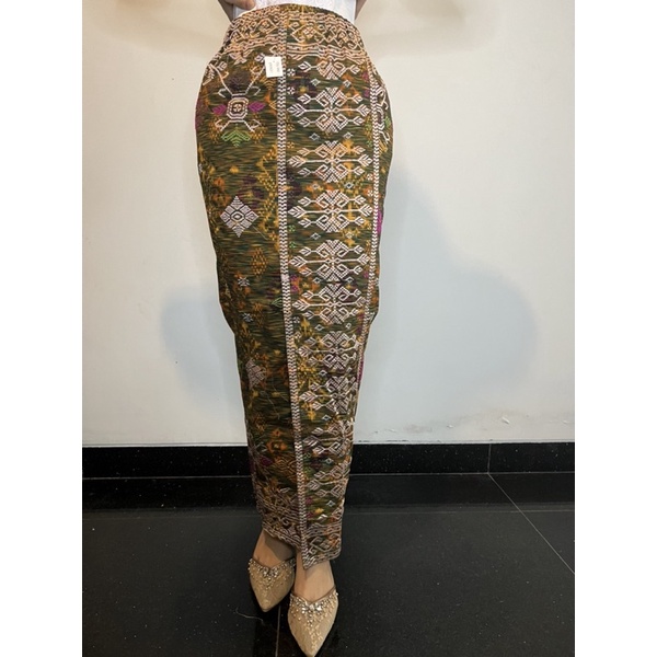 kamen bordir motif endek, kamen bali. kamen jadi