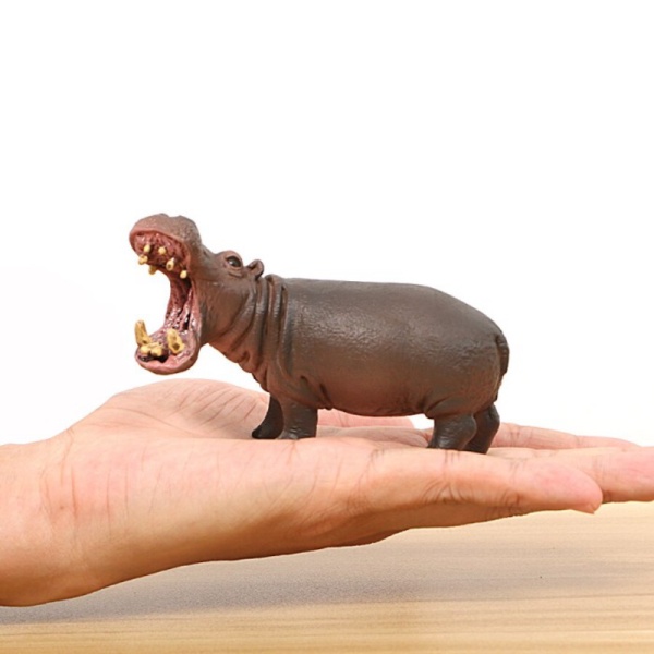 

Wild - Urisidae Hippopotamus Life Figure Hippopotamus Animal Mainan Jual Kingdom Murah realistic