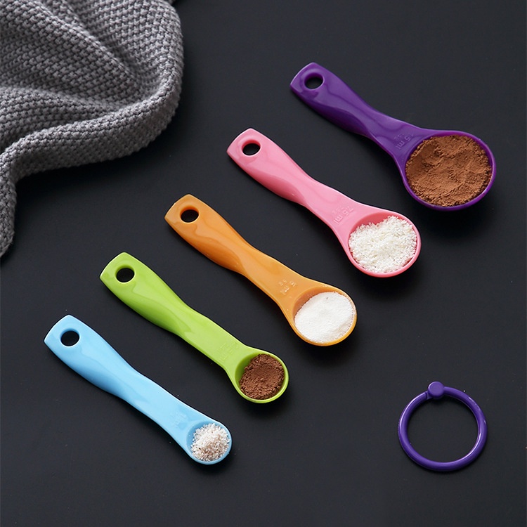 foreveryoung.co.id Takaran Set isi 5 in 1 Kecil Measuring Spoon Alat Baking /  Sendok Takar Real Pict