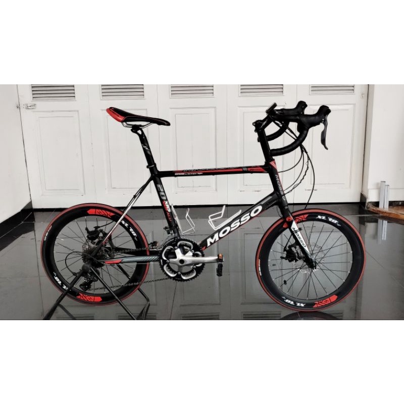 Sepeda Roadbike MOSSO 20 XR5. 2X9 Speed. 9Kg (Import)