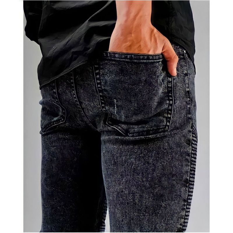 Celana Pria Distro Jeans Bikers Rider Ripped Slim Fitting