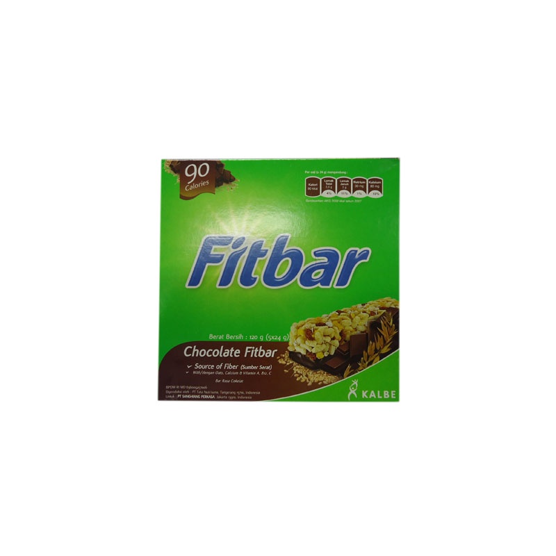 

Fitbar Snack Chocolate 5X25Gr