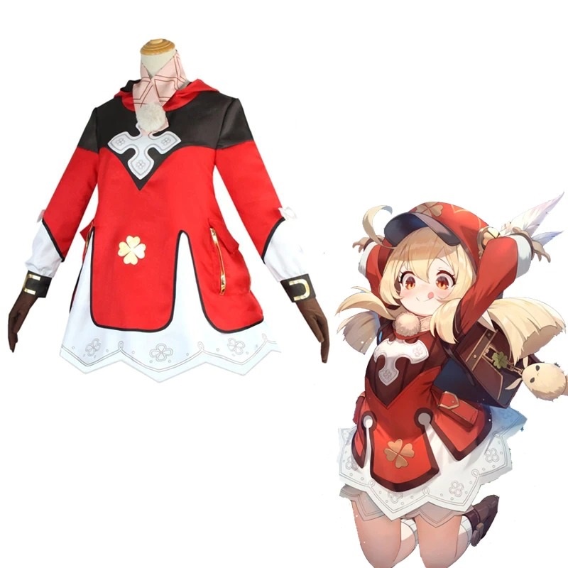 Jual Dress Baju Genshin Impact Cosplay Klee Kostum Cosplay | Shopee