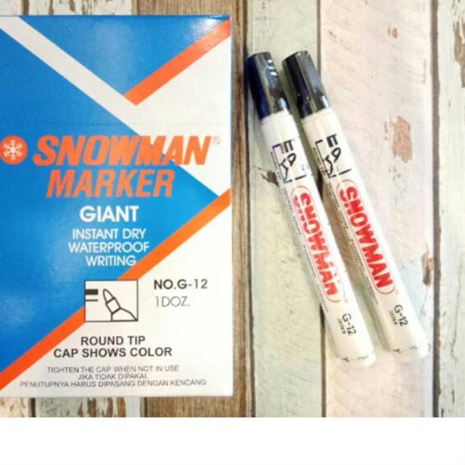 

Termurah | HJ6 | [D] Spidol Snowman Marker HITAM (12pcs)