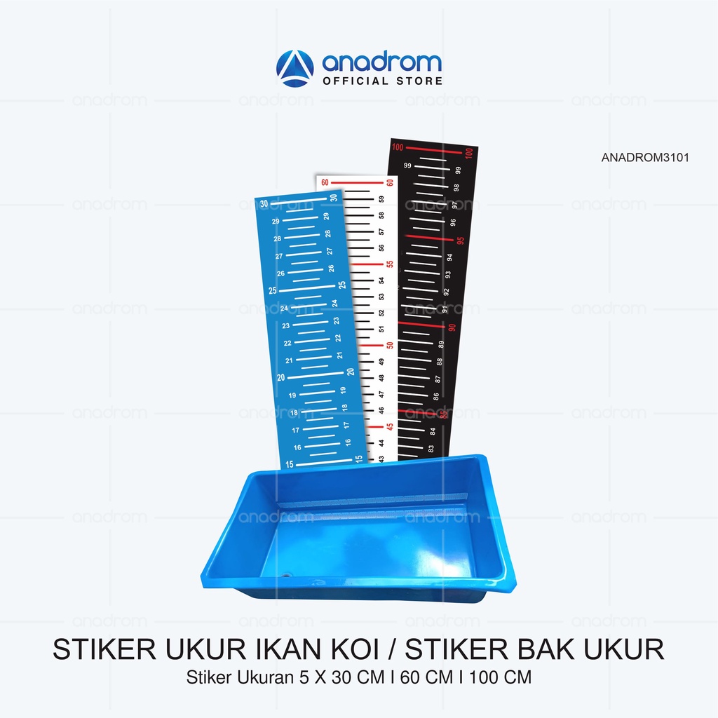 

STIKER UKUR IKAN KOI / STIKER BAK UKUR | Anadrom 3101