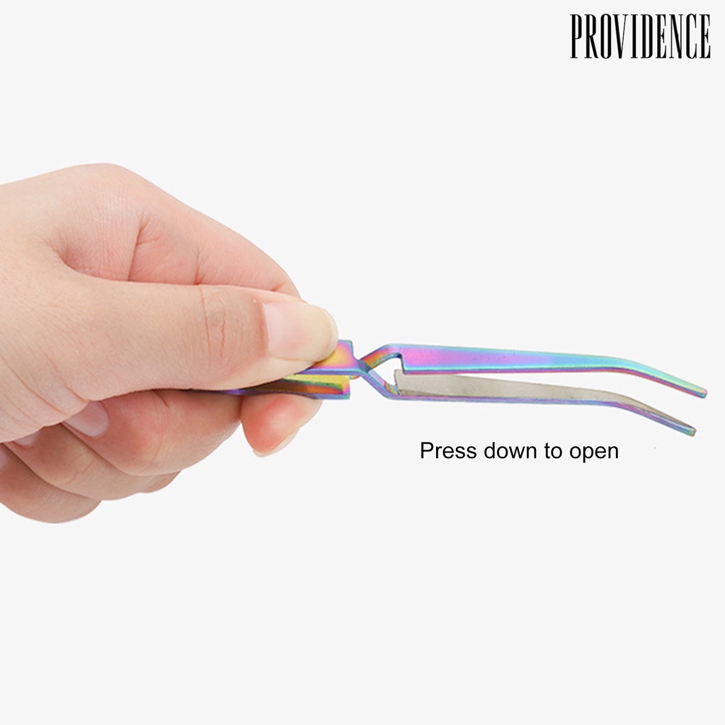 Providence Nail Art Sculpting Klip Non-deformable Tahan Korosi Cross-Desain Multi-Fungsi Stainless Steel Kuku Membentuk Kurva Pinset Alat Kuku