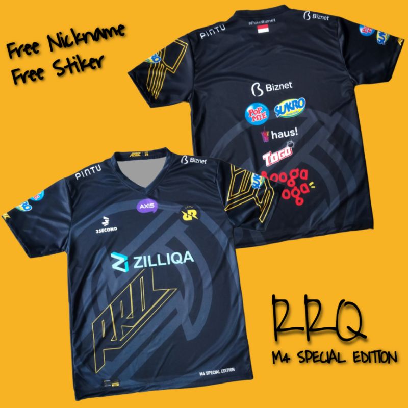 JERSEY RRQ HOSHI M4 SPESIAL EDITION DAN RRQ AKIRA 2022