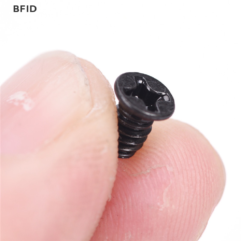 [BFID] 100pcs Nampan HDD Hardisk 3.5 &quot;Komputer Chassis Hard Disk Sekrup Hitam Untuk PC [ID]