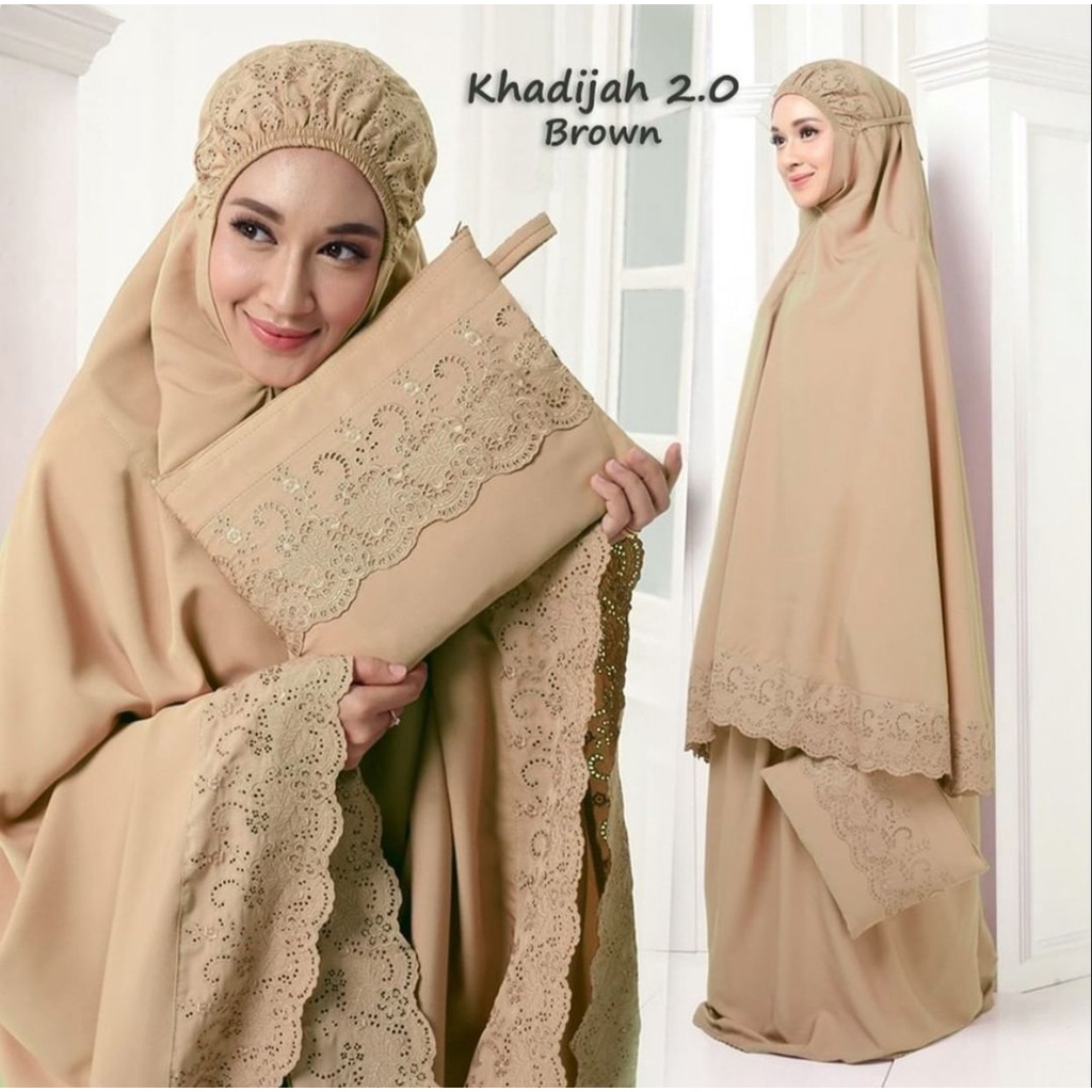 MUKENA KHADIJAH JUMBO / MUKENA DEWASA JUMBO / MUKENA PREMIUM KHODIJAH TERMURAH