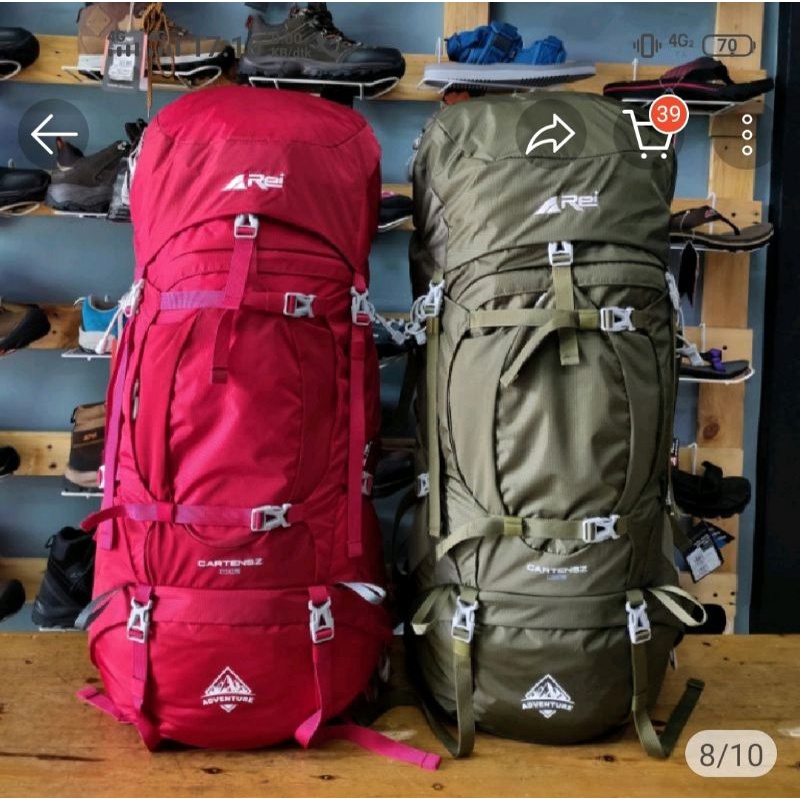 Carrier Rei Cartensz 60L Original+Raincover