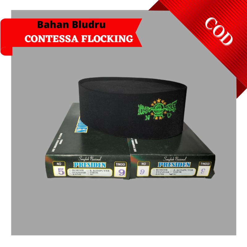 PECI SONGKOK NU AC BORDIR HITAM SONGKOK NU POLOS  SONGKOK AC KOPIAHPECI POLOS