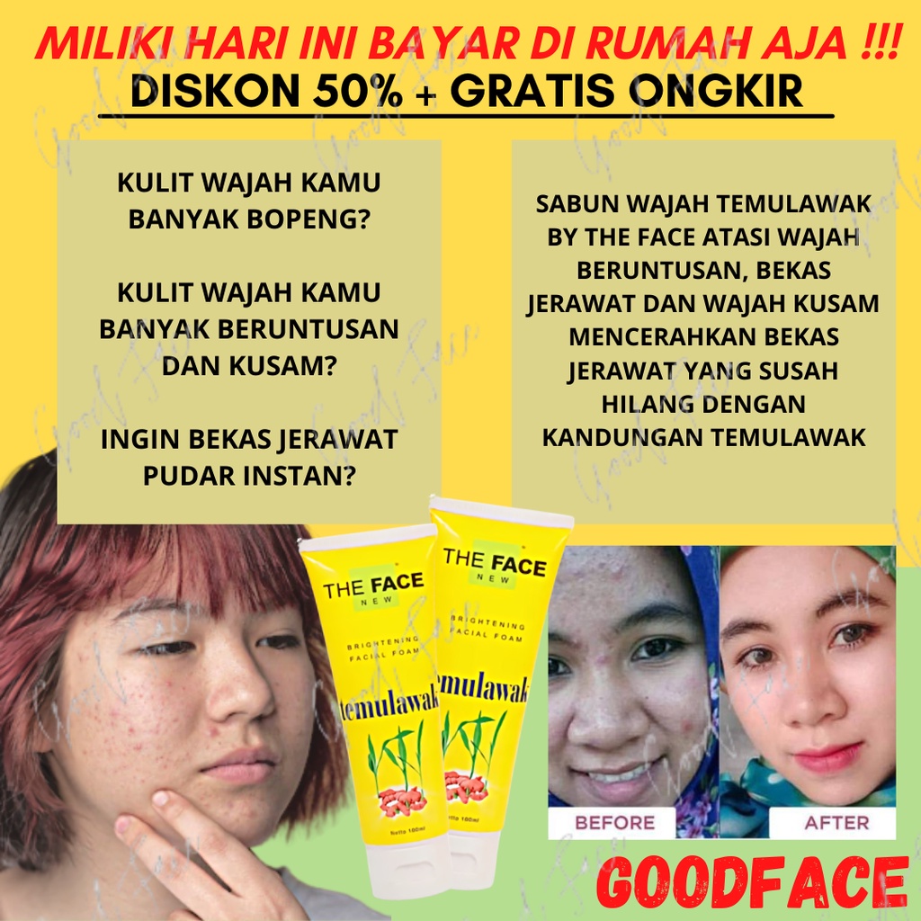 THE FACE Temulawak  Facial Foam 100ml