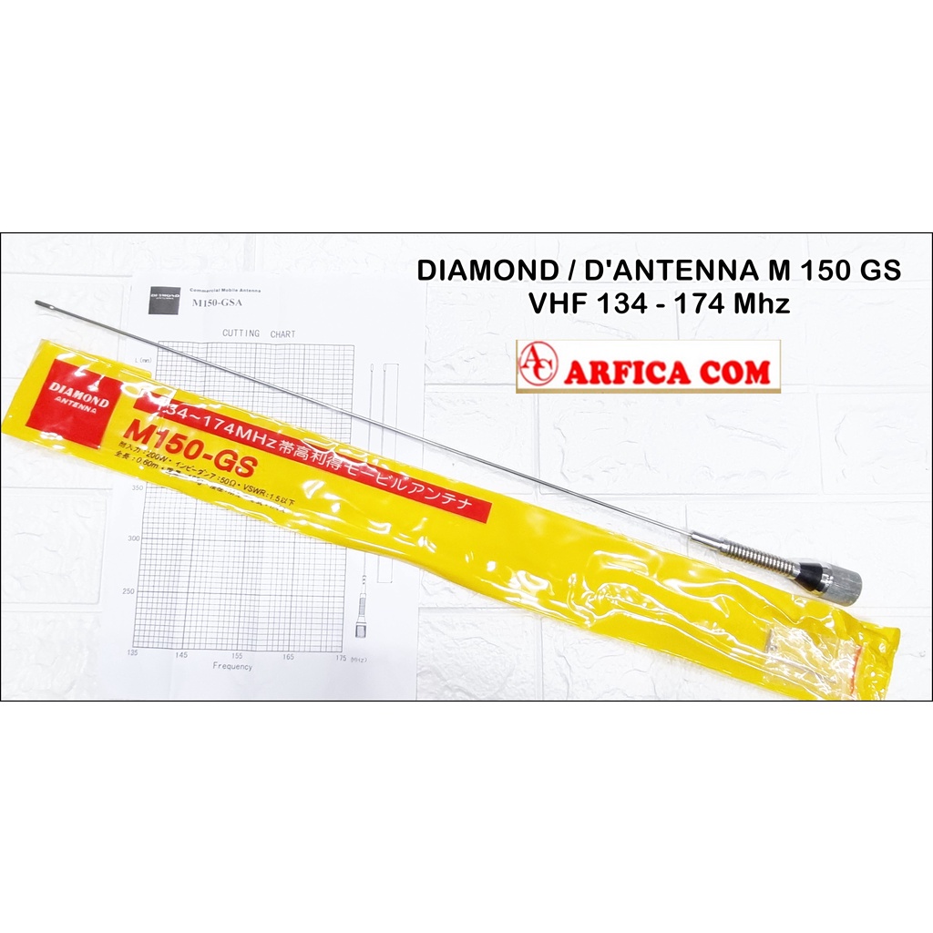 ANTENA RADIO RIG DIAMOND D'ANTENA M150 GS M 150 GSA M150 ANTENA RADIO RIG VHF YAESU ICOM MOTOROLA