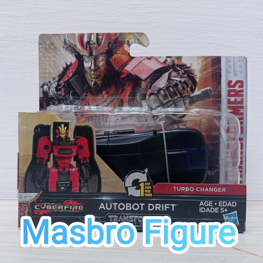 Hasbro Transformers The Last Knight AUTOBOT DRIFT Turbo Change