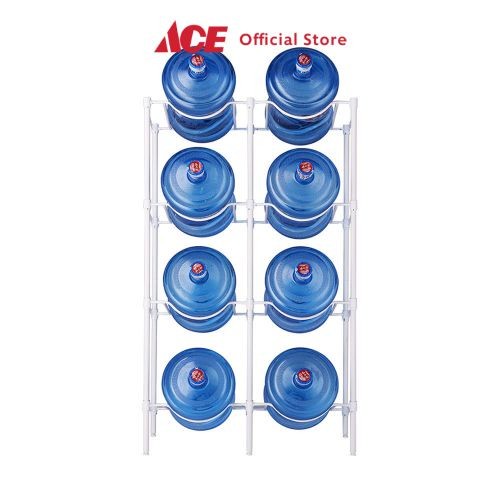 Rak Ace - Krisbow Rak Galon 8 Botol - Putih