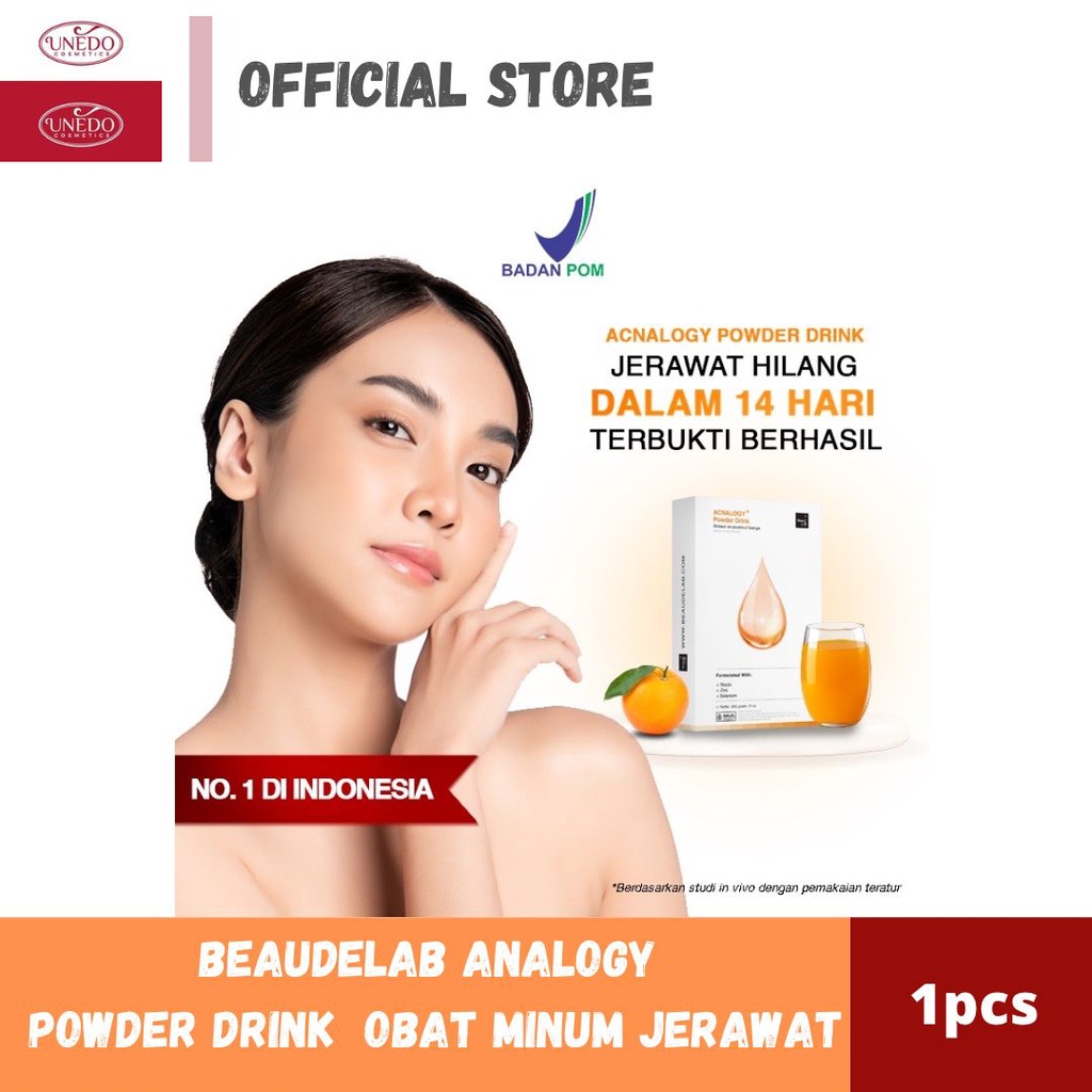 Beaudelab Acnalogy Powder Drink Obat Minum Jerawat