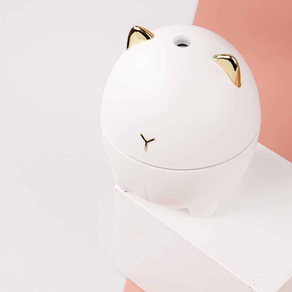 Taffware Dudu Cat Air Humidifier Ultrasonic Night Light 200ml - DDM-1