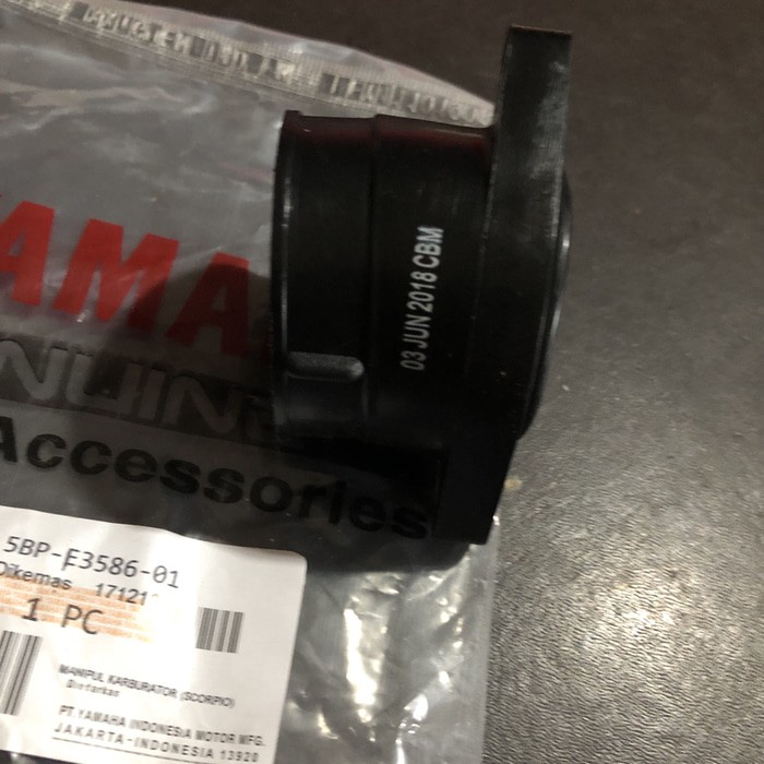 intek manifoul Membaran manipul Intake Yamaha Scoorpio Z Karet Intek Scorpio Manipol