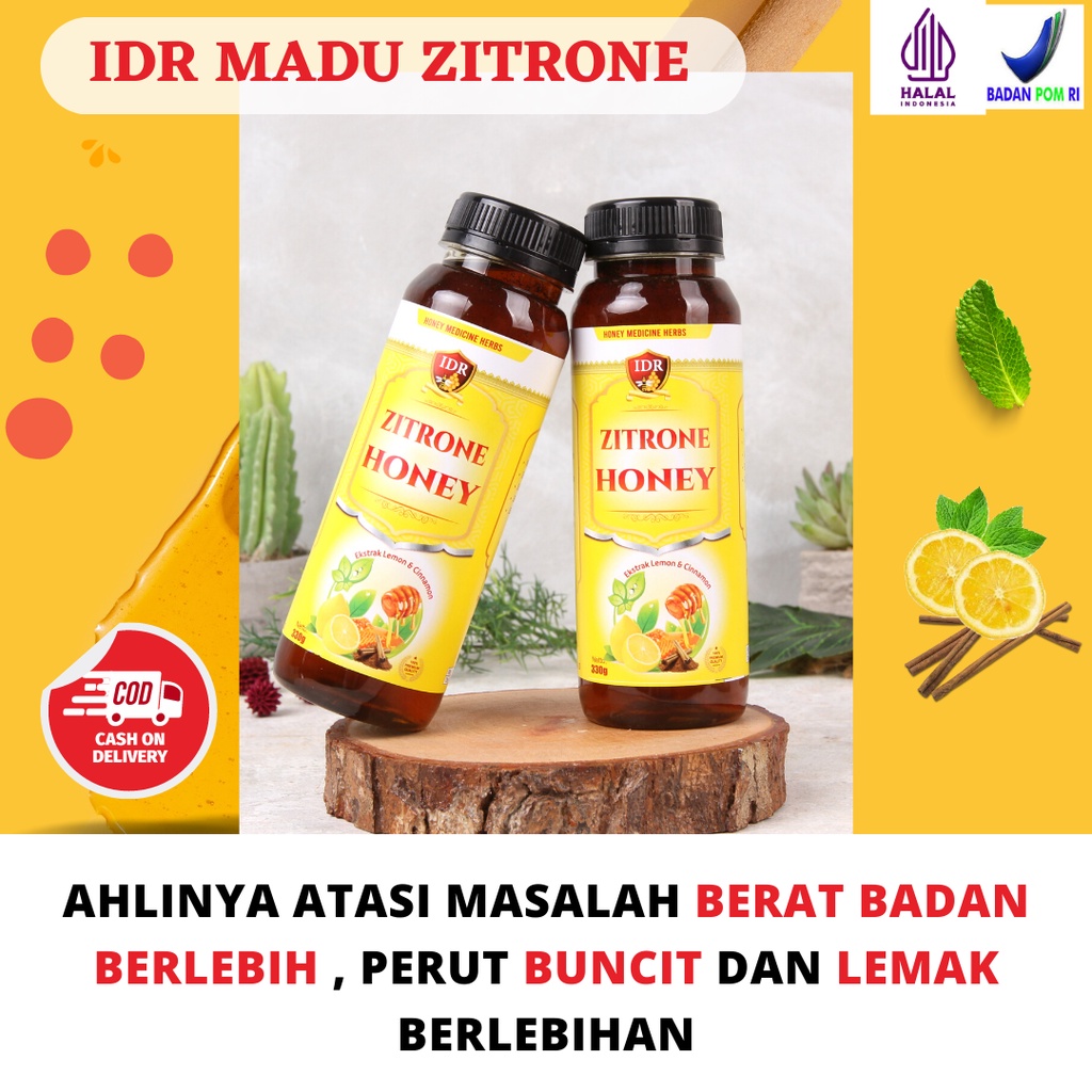 IDR MADU ZITRONE HERBAL PENURUN BERAT BADAN