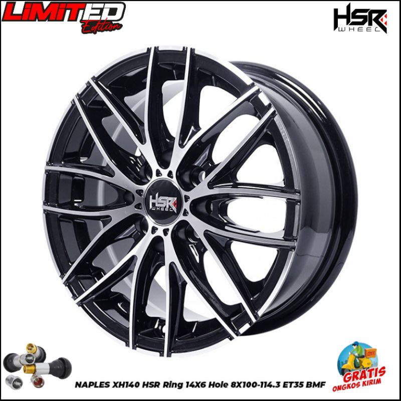veleg mobil r14 velg mobil hsr naples r14 velg mobil lubang baut 4 velg mobil ring 14