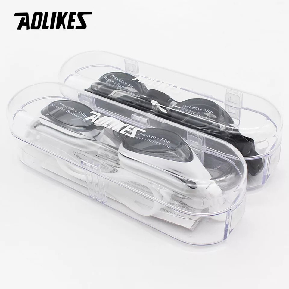 (COD) AOLIKES 505 - Kacamata Renang Anti Fog dan UV Protection