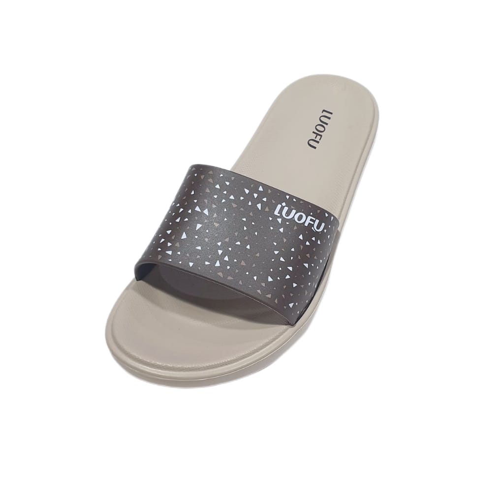 LUOFU ORIGINAL sandal karet empuk murah wanita selop sendal cewek import E7172SM-E140