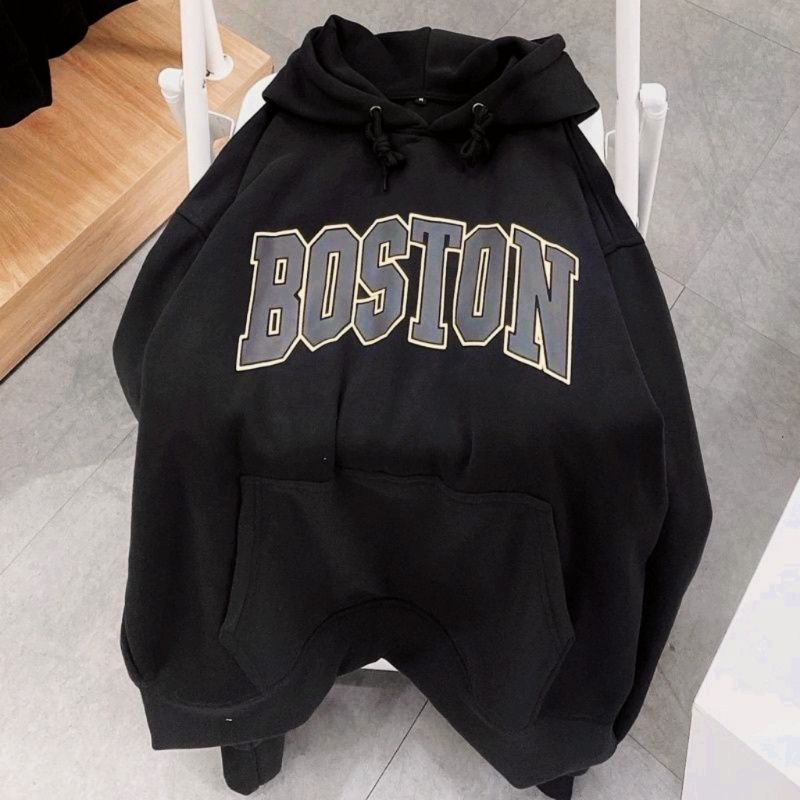 Hoodie Jumper OVERSIZE (S - 6XL) Sweater BOSTON Street Wear Fashion Korean Harajuku Hip Hop Jaketin aja BIGSIZE JUMBO Pria Wanita