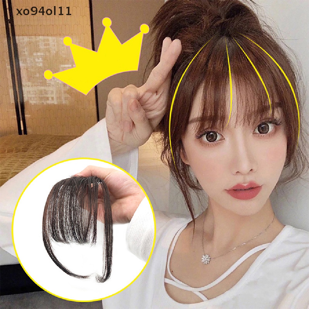 Xo Wig air Bangs Hair Short Hairpieces Untuk Hair Extension Clip In Front Hair Bangs OL